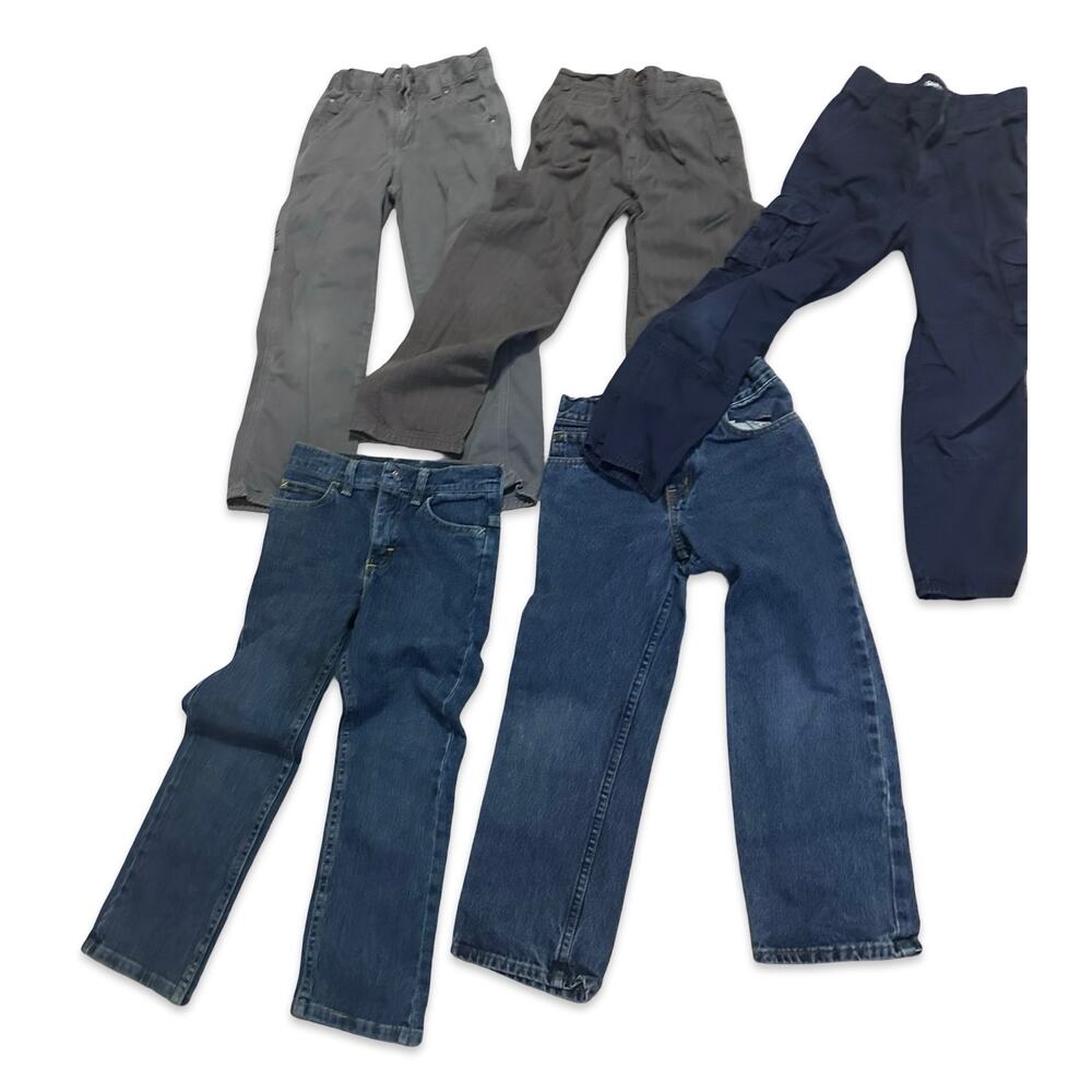 Lot of 5 Boys Pants Size 7 Faded Glory OshKosh Carter’s